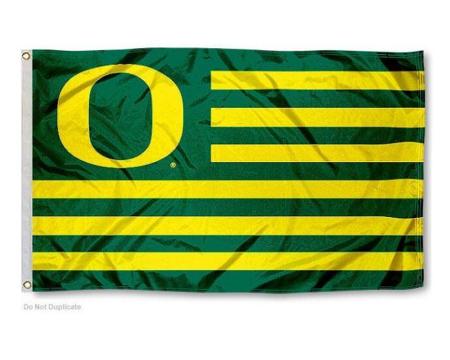 NCAA UO Duck Flag - Go Ducks